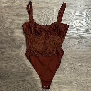 Danielle Bernstein lace bodysuit